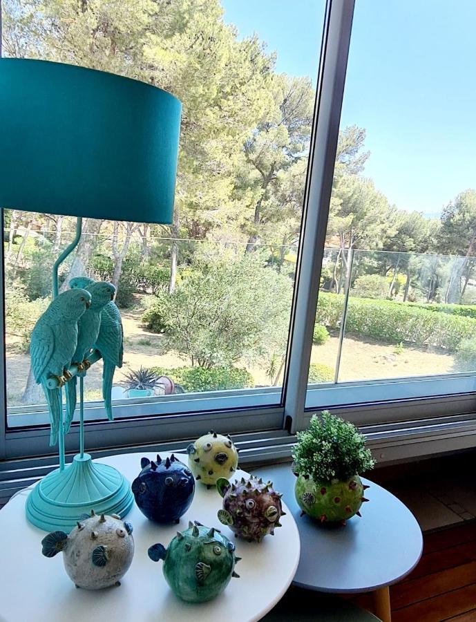 Superbe Appartement Dans Cadre D'Exception - Piscine, Plage Et Tennis Prive Bandol Kültér fotó